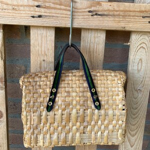 Roberta di Camerino vintage handbags, woven straw handbag, early 60's, rare, collector item, please read description for conditions image 2