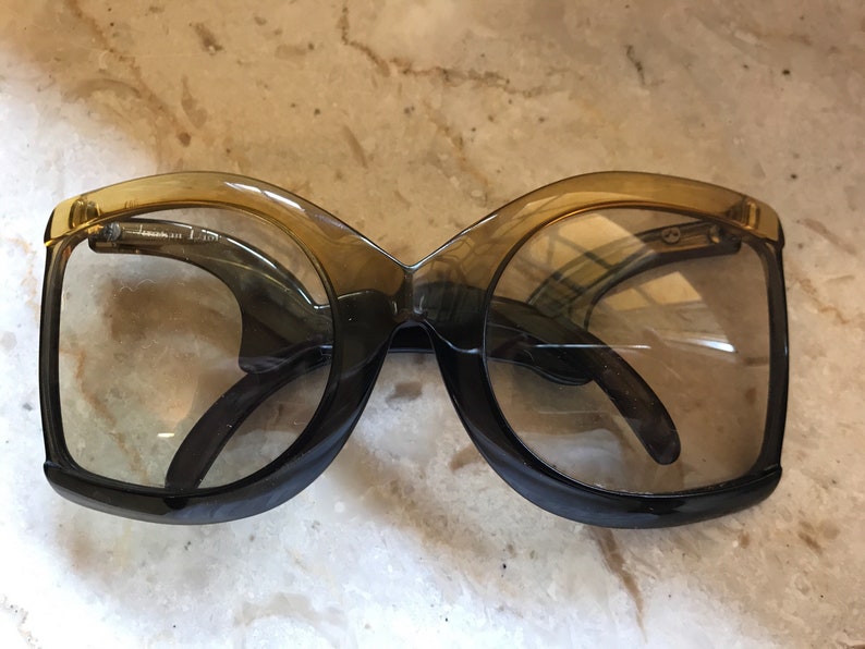Occhiali Da Vista Oversize Vintage In Stile Retrò - Montatura Oro Senza Cerchio, Lenti Trasparenti
