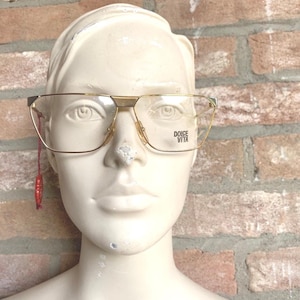 Casanova Dolce Vita Pilotenbrille, 24 Karat vergoldet, NOS (New Old Stock), italienische Brille aus den 70er/80er Jahren, originale Demogläser, hergestellt in Italien, neuwertiger Zustand