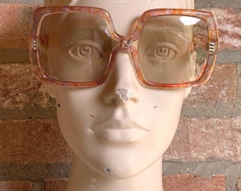 Vintage 1970s/80s French Deadstock Oversize Square Large  display picture 1