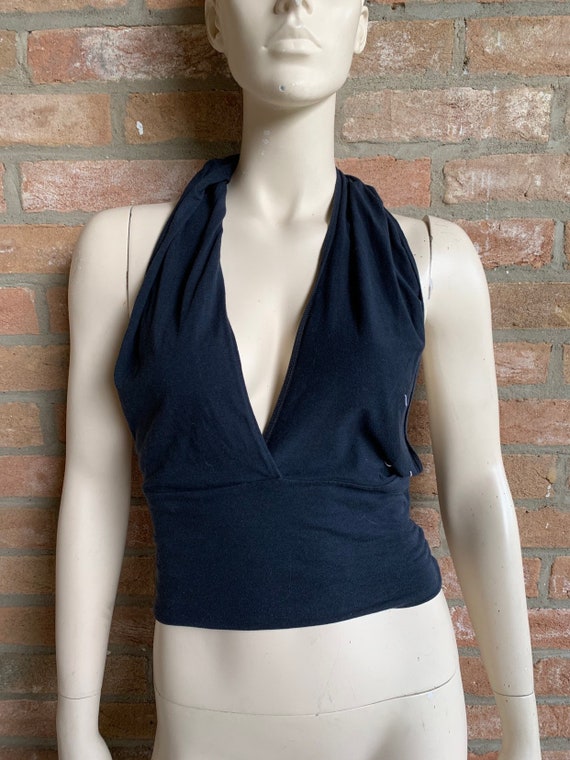 Maison Martin Margiela cotton blue top, size S