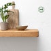 Wooden Rustic Floating Shelves Handcrafted Using Sustainable Solid Wood | 22cm Depth x 5cm Thickness | Ben Simpson Furniture 