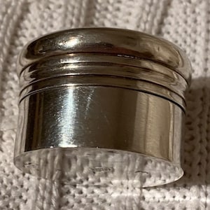 Asprey -London sterling silver trinket box
