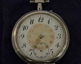 Antique silver pocket watch