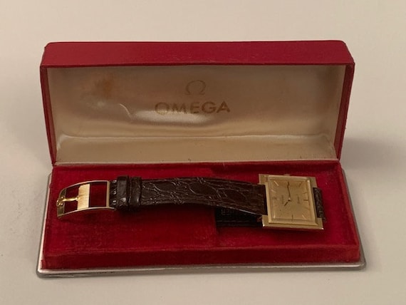 Omega Geneve 18k gold watch - image 6