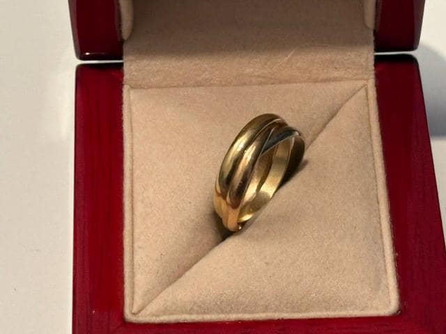 Vintage Cartier Trinity Ring - Etsy