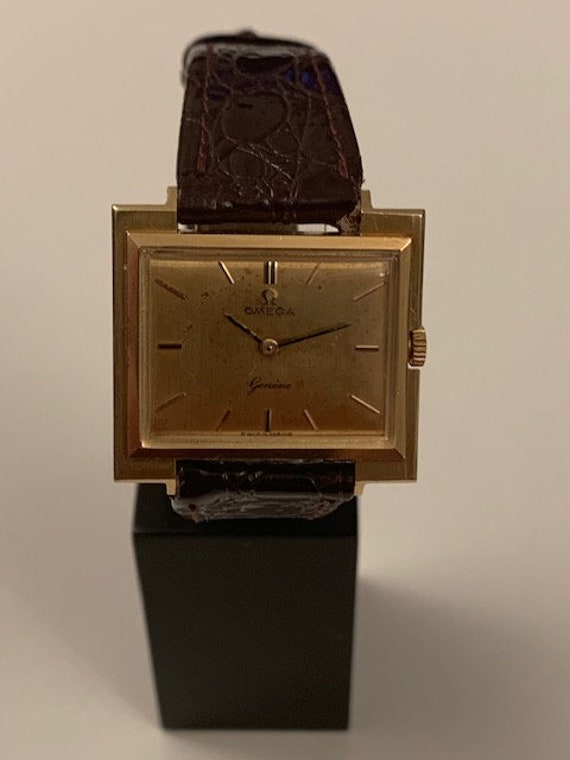 Omega Geneve 18k gold watch - image 1