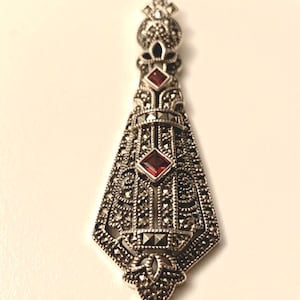 Vintage Judith Jack silver pendant