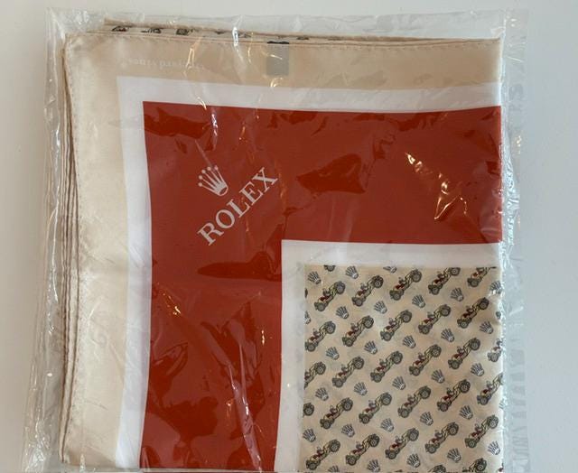 ROLEX×PEBBLE BEACH シルクスカーフ Rolex Silk Scarf From the Pebble Beach Collection - Etsy