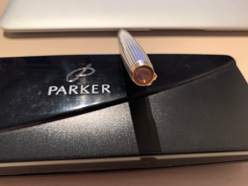 Vintage Parker 75 Cisele Fountain and Ball Pen Set. - Etsy