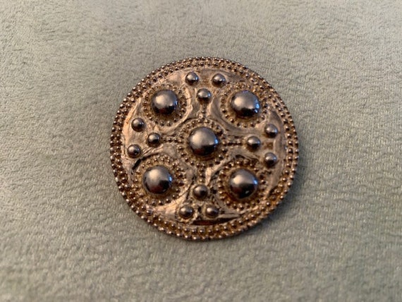 Zolotas vintage silver brooch - image 1