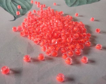 Toho - Seed Beads 8/0 GLASPERLEN leuchtendes Neon - Orange