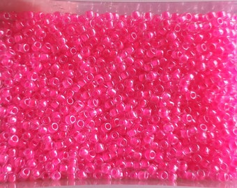 Toho - Seed Beads 8/0 GLASPERLEN leuchtendes Neon - Pink