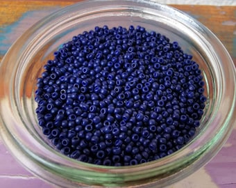 Toho Seed Beads 11/0 2mm PERLEN navy blue - blau