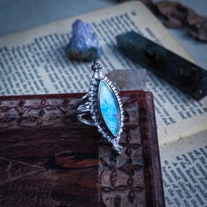 moonstone ring, statement ring, silver ring, ooak ring, fantasy jewelry, cottage core, celestial jewelry, handmade silver jewelry