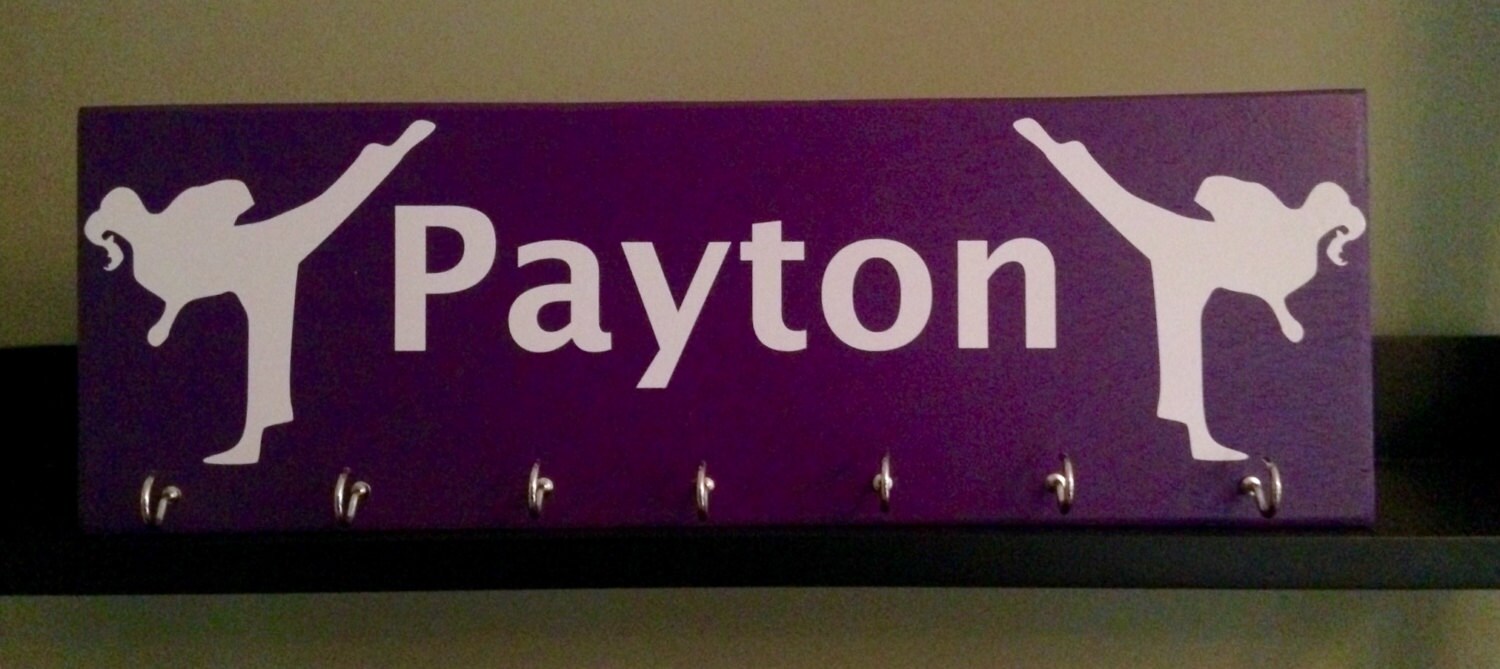 Girls Karate or Taekwondo Belt Display Board Etsy