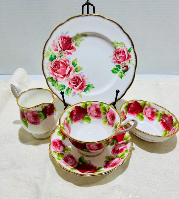 ロイヤルアルバート　イングリッシュローズ　プレート　5枚 ロイヤルアルバート イングリッシュローズ プレート 5枚 【公式通販】