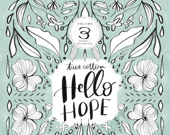 Hello Hope Coloring Pages // Volume 3 Fauna and Adventure // Digital Download Kids Coloring Activity