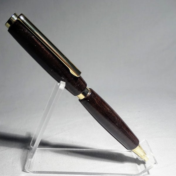 Custom Made African Blackwood Ballpoint Pen