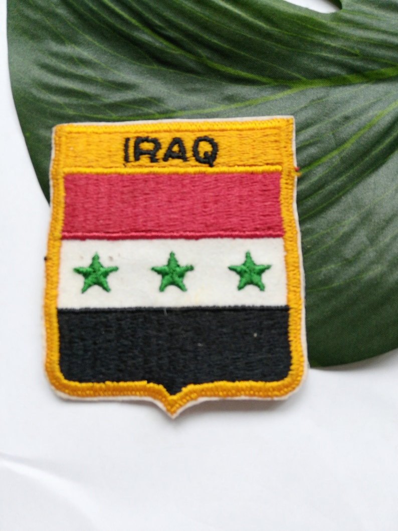 Embroidered International Patch National Flag of Iraq NEW flag