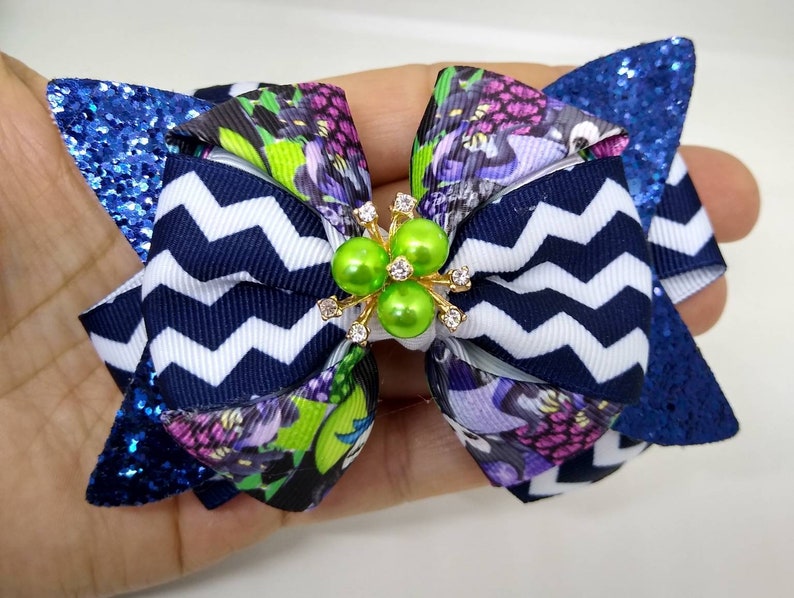 Toddler Bow Character Mini Bowtie Bow No Slip Bow Disney Inspired Bowtie Bow,Little Girl Bow