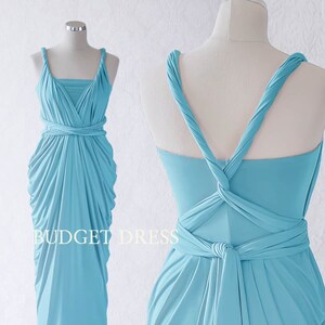 Sky Blue Multiway Bridesmaids Dresses Infinity Greek Prom - Etsy