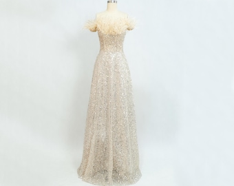 Aspeed Design - Long A-line Embellished Prom Dress - Etsy