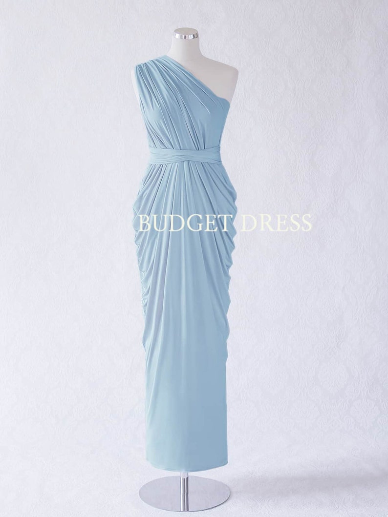 Powder Blue Convertible Bridesmaid Dresses Pastel Color - Etsy