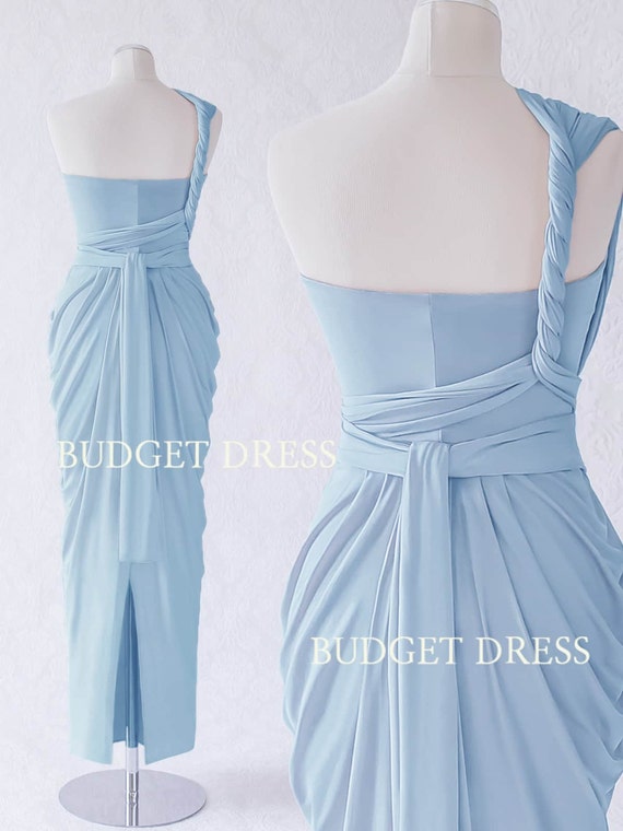 powder blue infinity dress