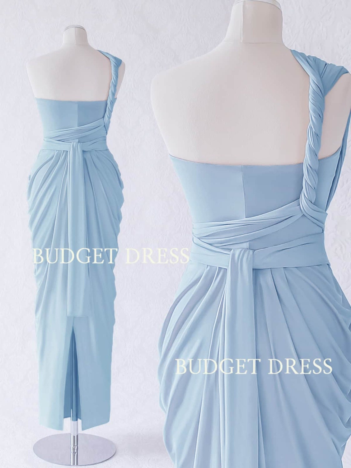 pastel color cocktail dress for wedding
