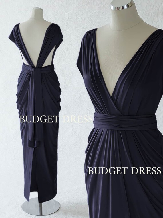 blue infinity dress