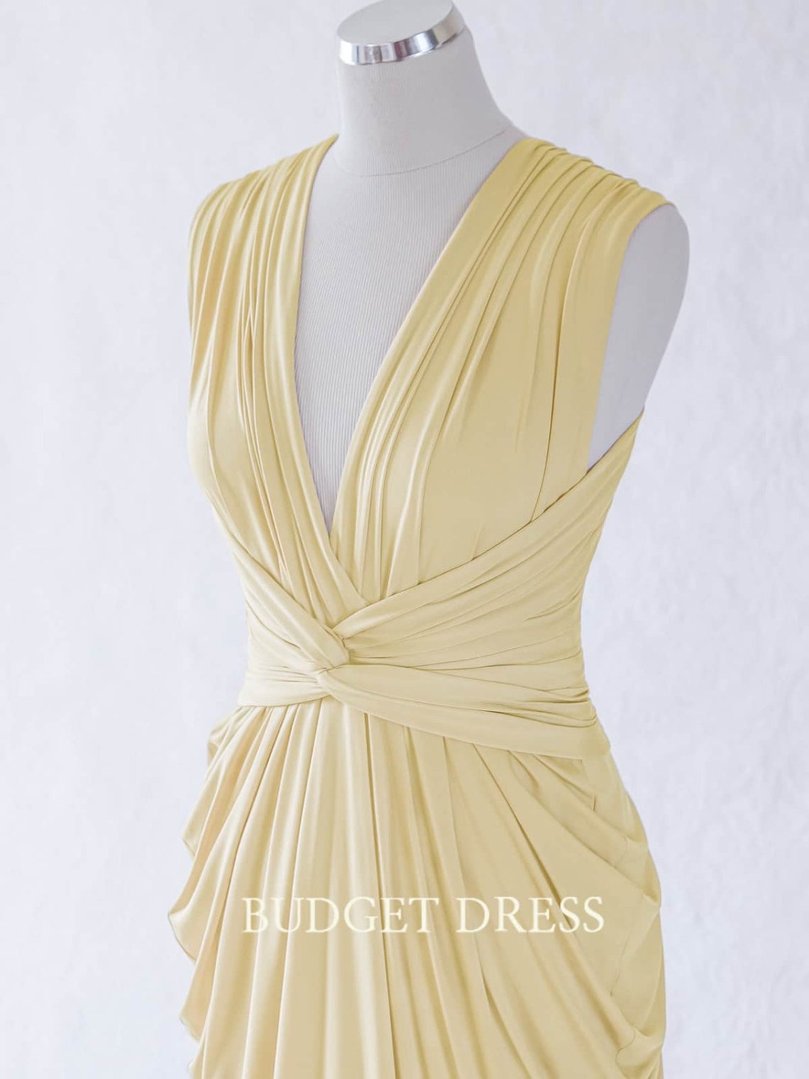 Vanilla Yellow Multiform Dress Convertible Bridesmaids Etsy