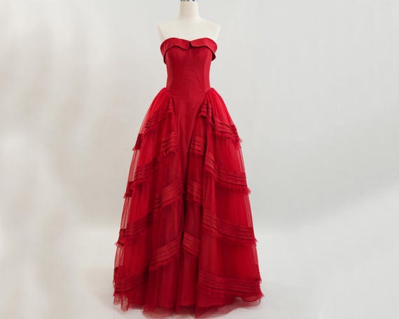fitted prom dresses red Red Prom Dresses,Mermaid Evening Dress,Fitted Prom Dress,Gorgeous Prom Dress,PD00282, US2 / Dark Navy