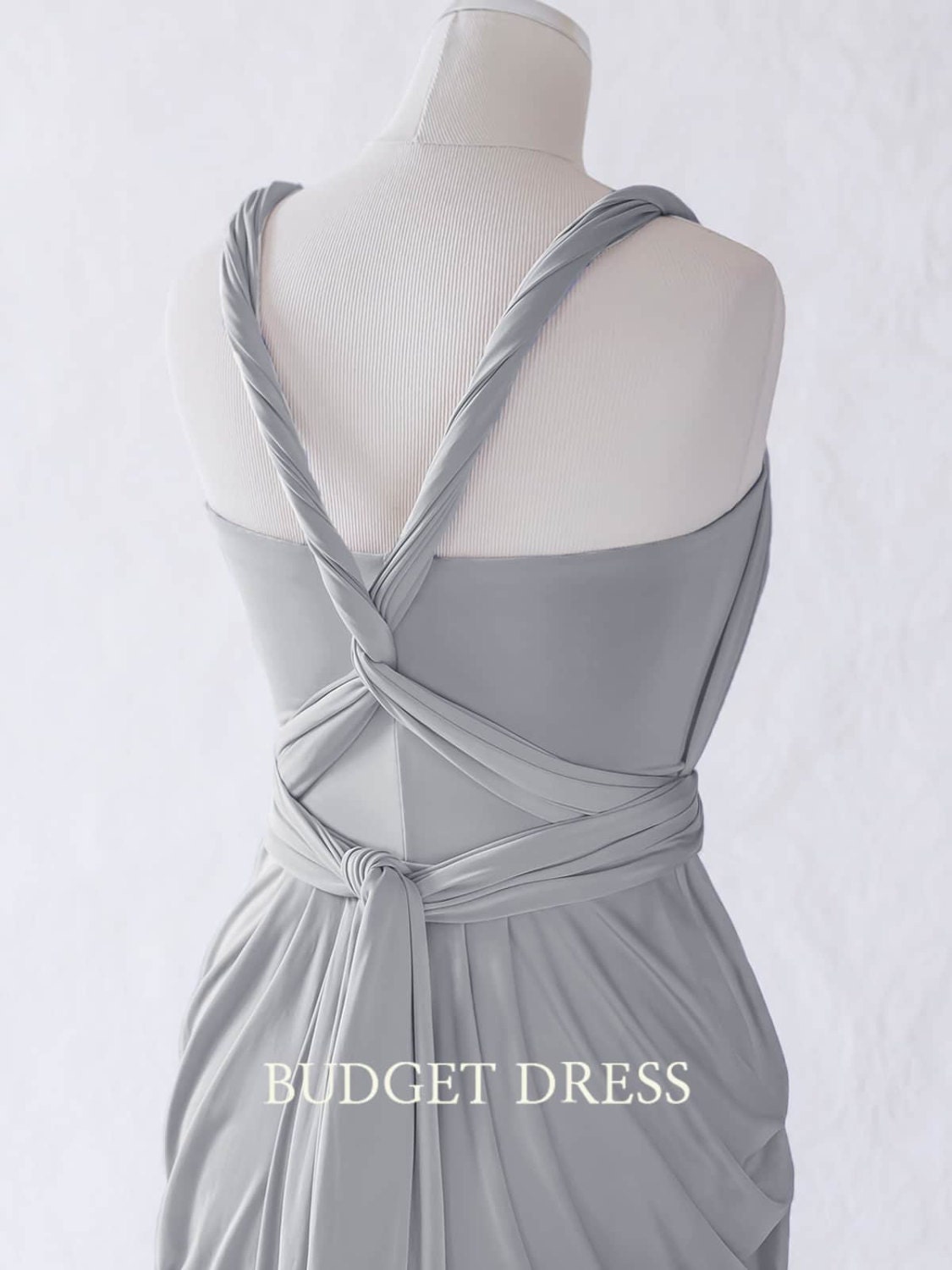Light Ash Grey Convertible Dress Mix 