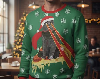 Pull De Noël Femme Drôle Et Moche - Motifs Festifs, Grande Taille - Pour Fêtes Et Réunions Familiales