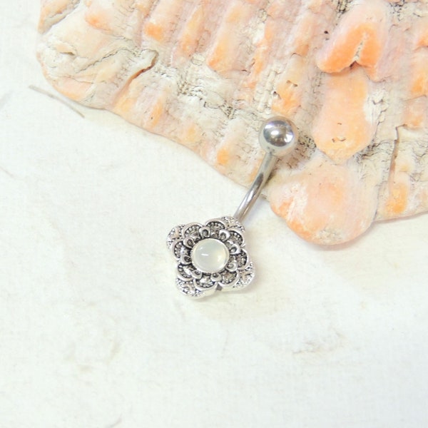 Short Bar Belly Button Ring Etsy