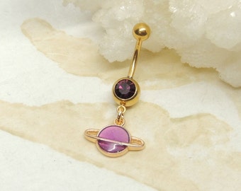 316L STAINLESS STEEL PURPLE GALAXY MOON BELLY RING 14G NAVEL JEWELRY 316L STAINLESS STEEL PURPLE GALAXY MOON BELLY RING 14G NAVEL JEWELRY