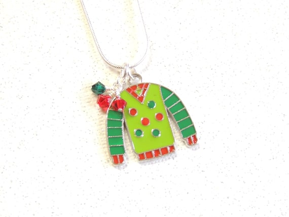 tacky christmas necklace