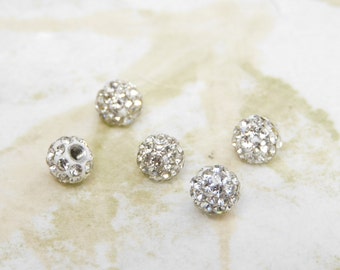 14g Replacement Body Jewelry Piercing Parts Disco Ball Crystal, Ferido Crystal Ball Replacement Ball for Industrial Bars, Curved Barbells