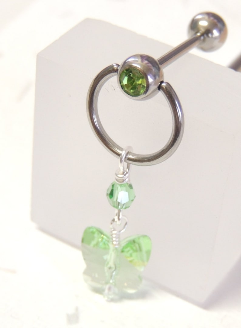 VCH Vertical Clitoral Hood Piercing With Swarovski Crystal - Etsy