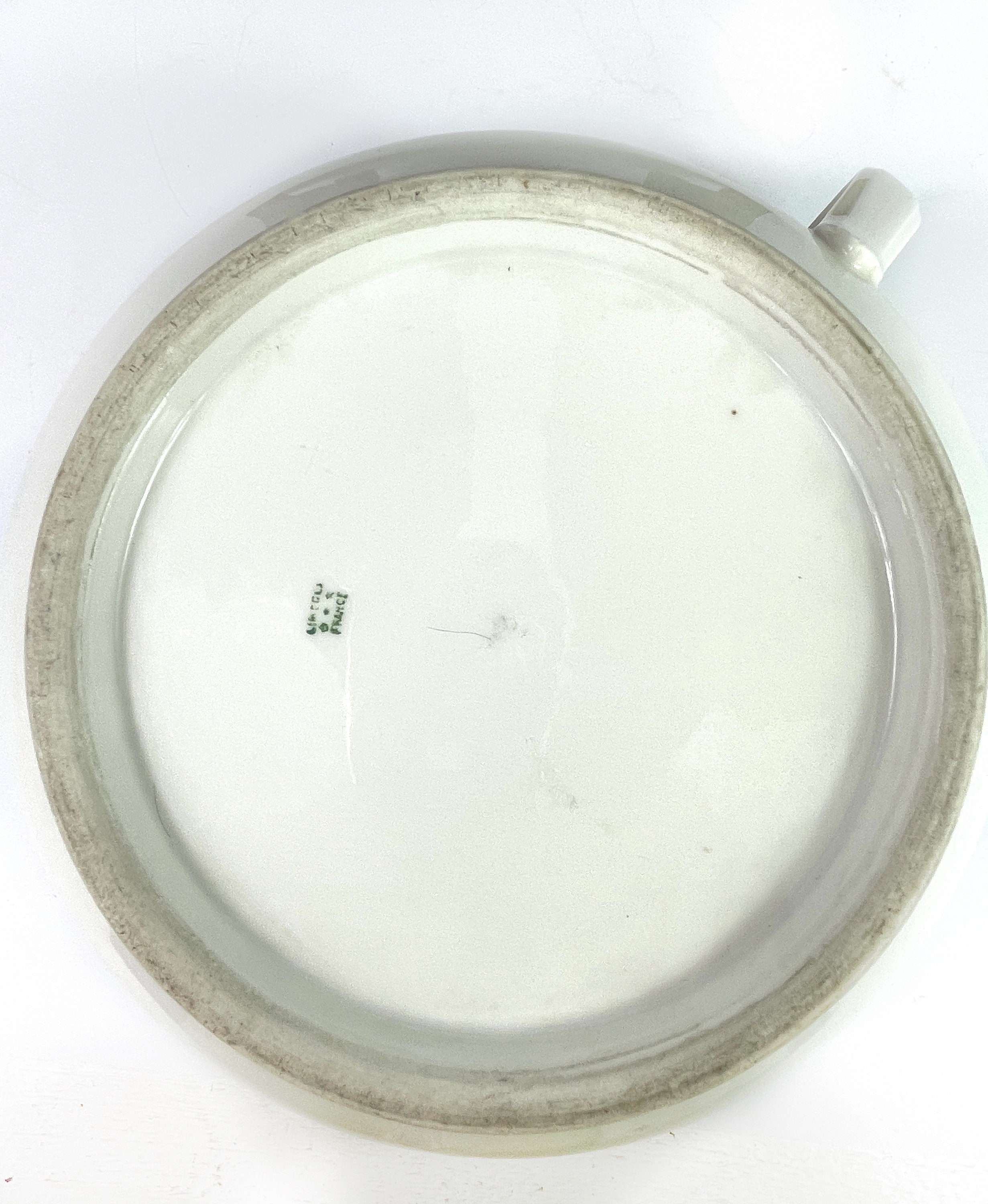 Bathroom French antique Ironstone Limoges Chamber Pot 1900's Perfect