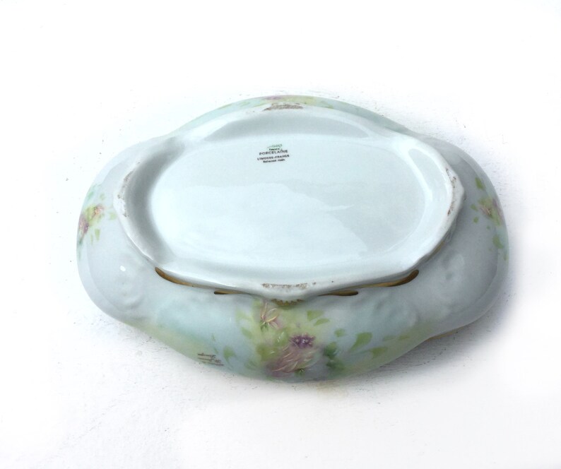Large vintage Limoges Jardiniere William Guerin Porcelain Hand image 7