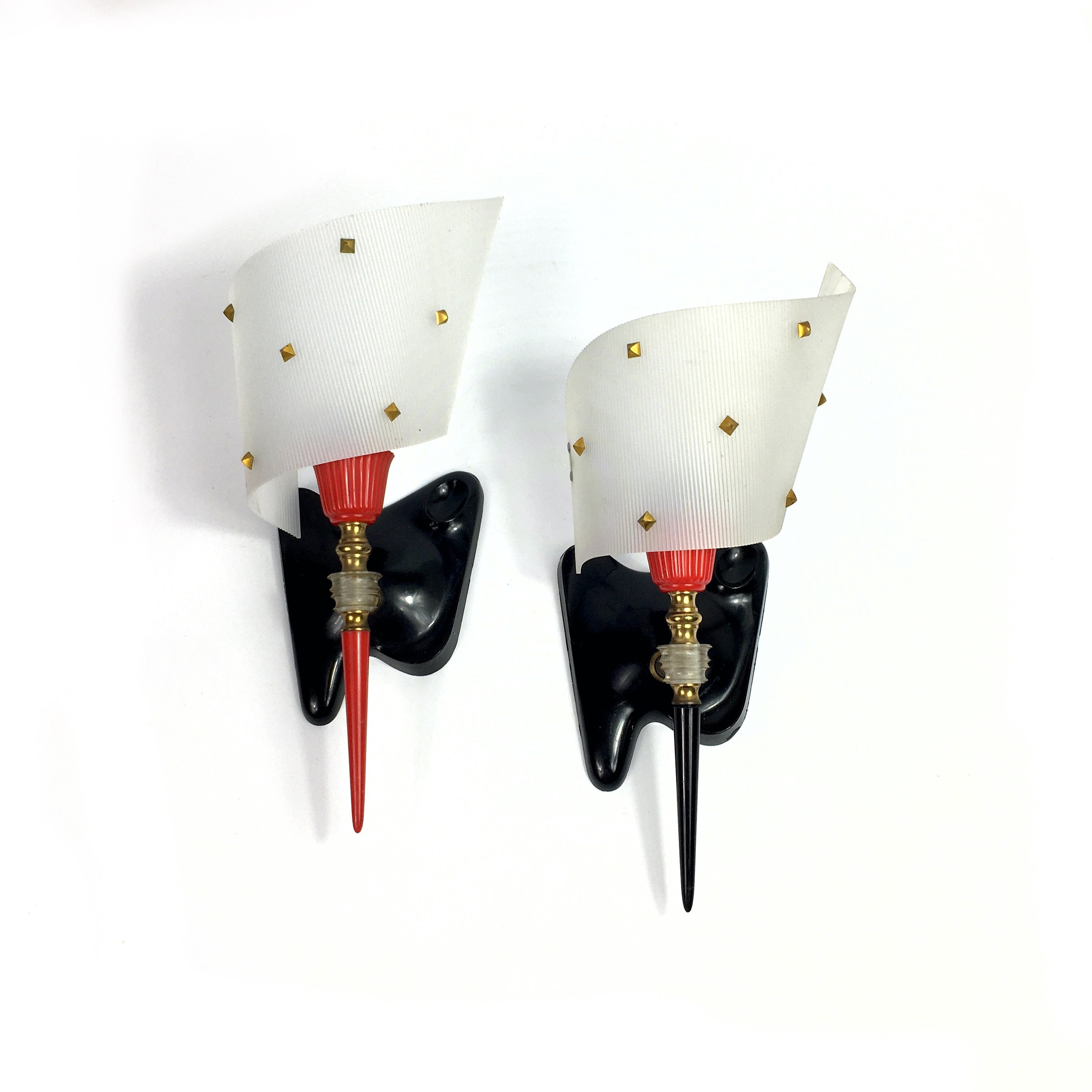 Paire Français Appliques
