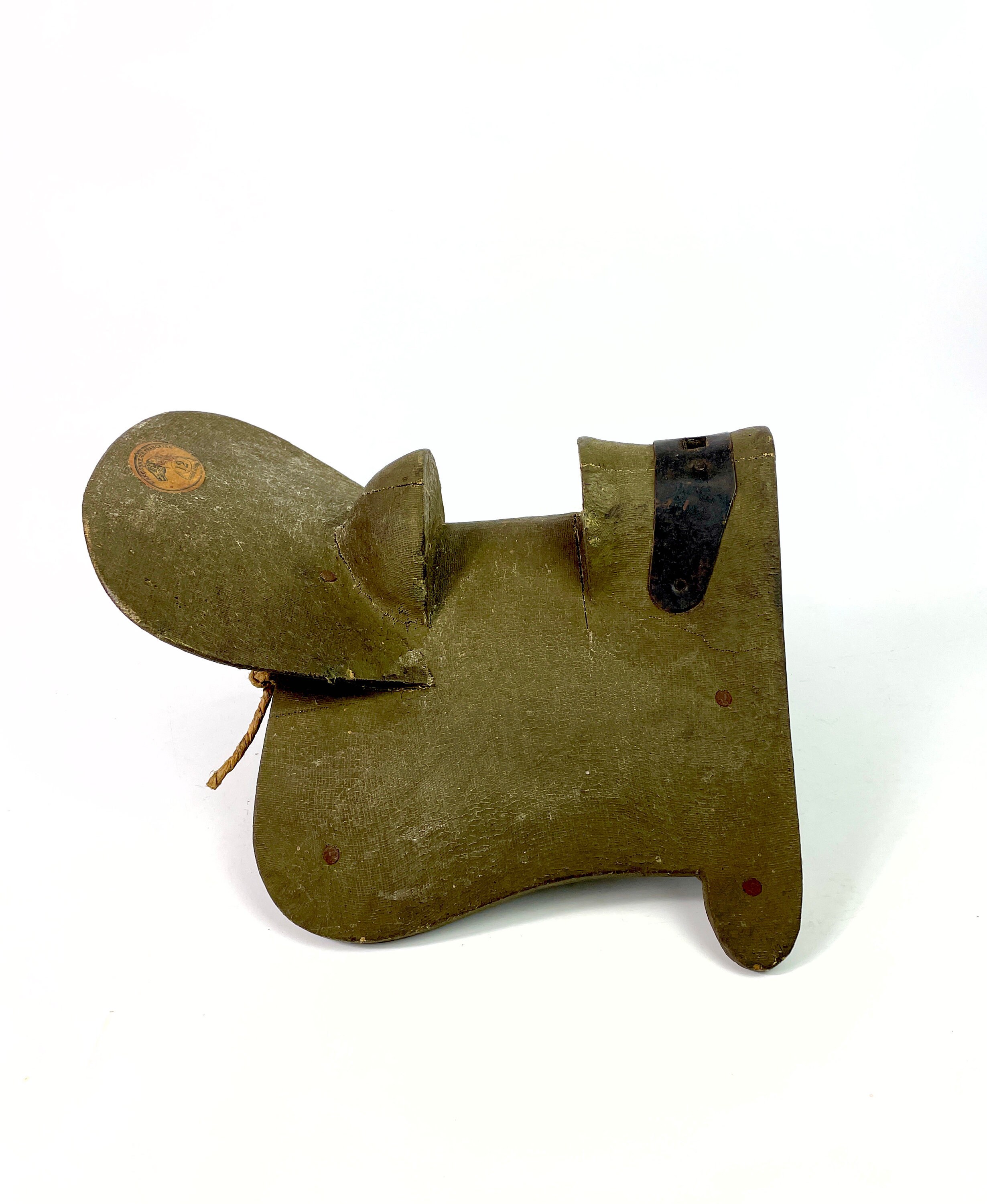 Antique Français Rare Large Wooden Saddle Tree Equestrian /Primitive /Rustic Unique Décorant Article