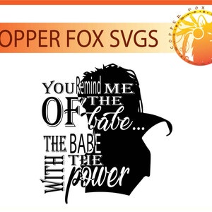 Labirinto "mi ricordi il babe" SVG single layer cut