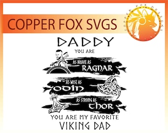 Viking Vaderdag enkellaags gesneden bestand SVG