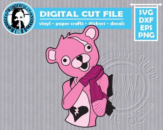 Fortnite Bear Multilayer Cut File Svg Etsy - fortnite bear multilayer cut file svg