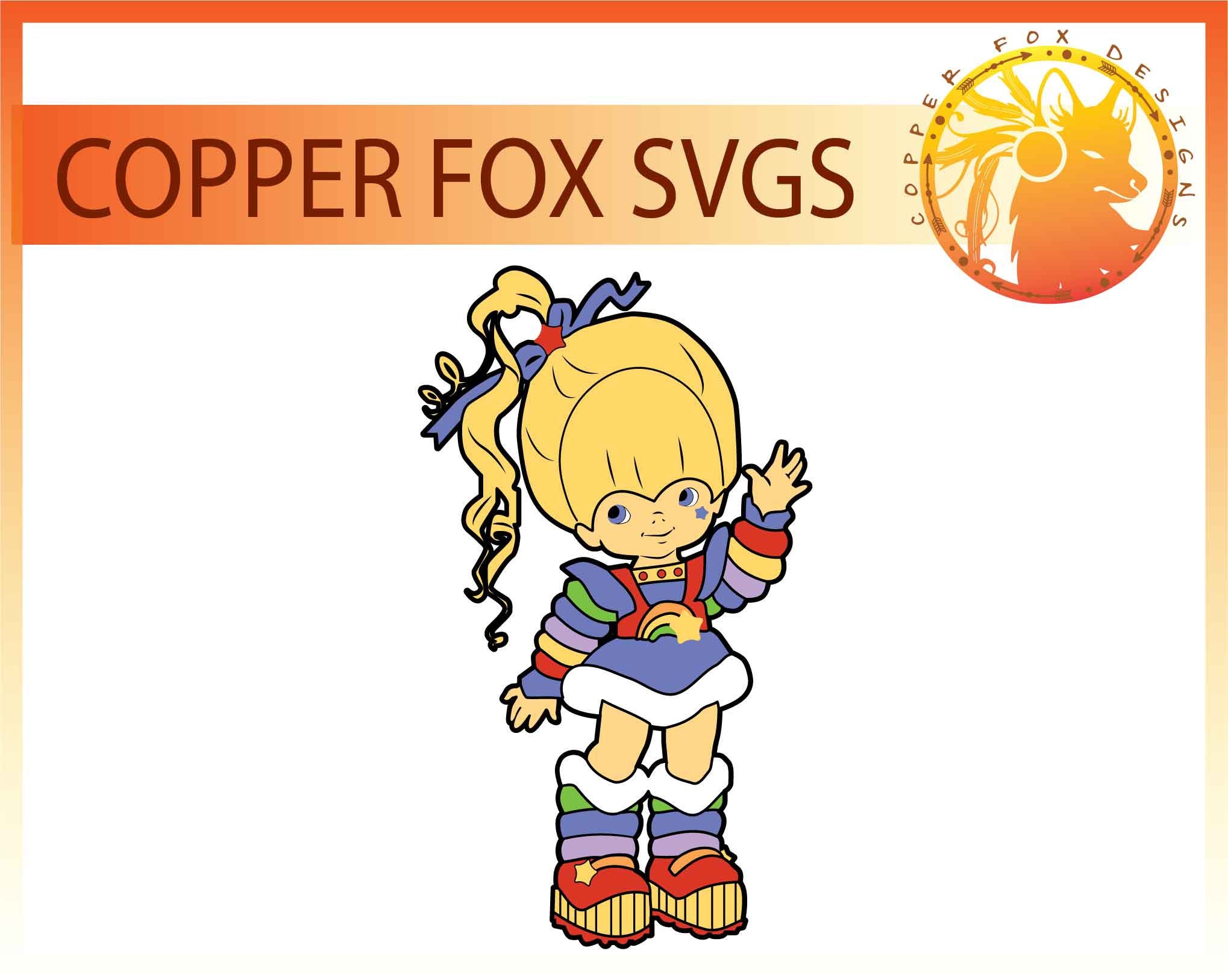 Vintage Rainbow Brite SVG Multi Layer Cut File - Etsy Vintage Rainbow Brite SVG Multi Layer Cut File - Etsy