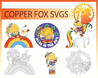 Rainbow Brite Cut File Pack