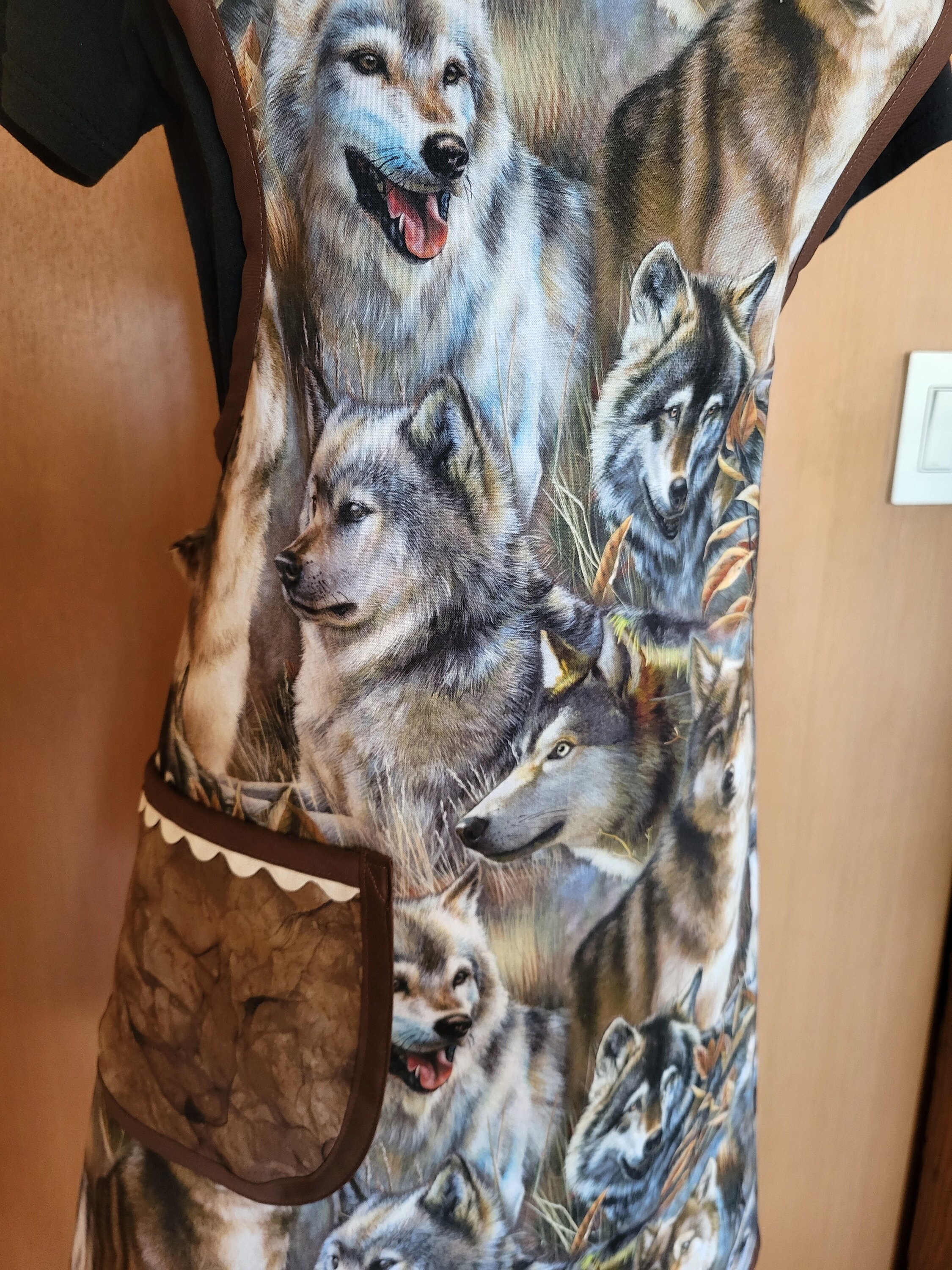 Tablier Humour Homme Loup - Sud Trading, Cadeau Grivois Et Adulte